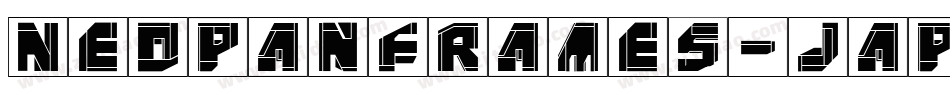 Neopanframes-Japa字体转换