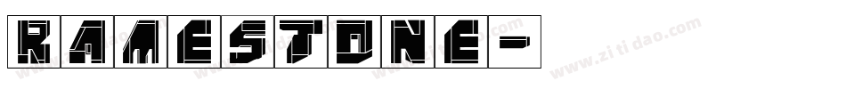 Ramestone字体转换