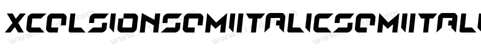 XcelsionSemiItalicSemiItalic-jzr7字体转换 XcelsionSemiItalicSemiItalic-jzr7字体转换