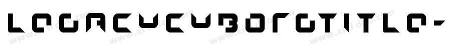 legacycyborgtitle字体转换