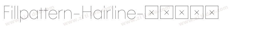 Fillpattern-Hairline字体转换