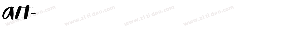 ALT字体转换