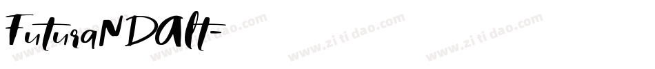FuturaNDAlt字体转换