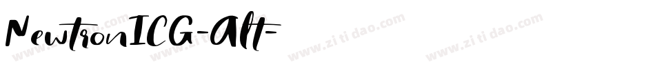NewtronICG-Alt字体转换