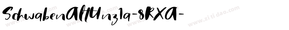 SchwabenAltUnz1a-8RXA字体转换