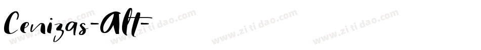 Cenizas-Alt字体转换