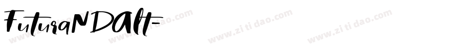 FuturaNDAlt字体转换