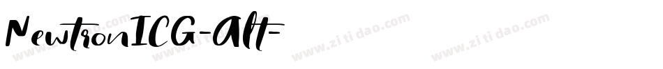 NewtronICG-Alt字体转换