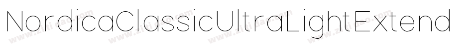NordicaClassicUltraLightExtended-VJP6字体转换