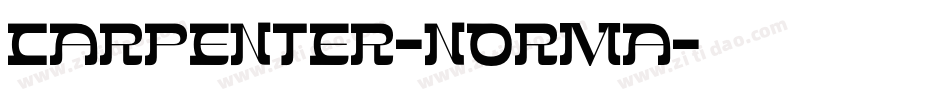 Carpenter-Norma字体转换