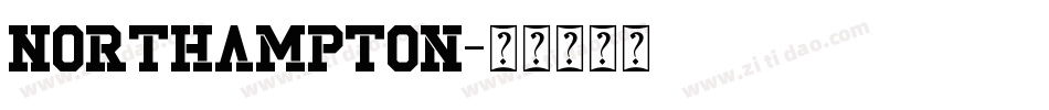 Northampton字体转换