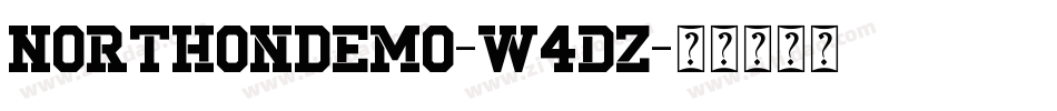 NorthonDemo-w4dz字体转换