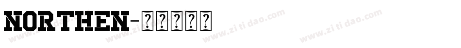 northen字体转换