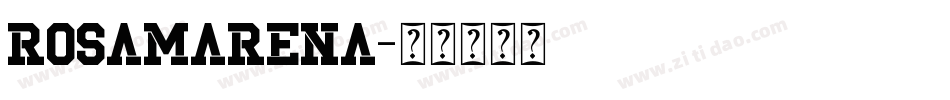 rosamarena字体转换