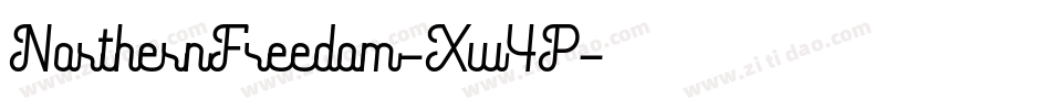 NorthernFreedom-Xw4P字体转换