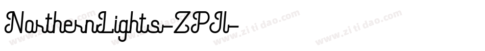 NorthernLights-ZPJl字体转换