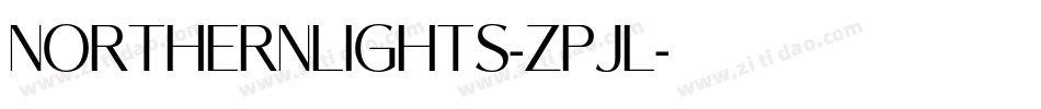 NorthernLights-ZPJl字体转换