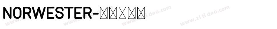 norwester字体转换