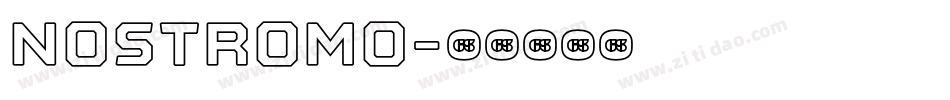 Nostromo字体转换 Nostromo字体转换