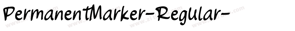 PermanentMarker-Regular字体转换