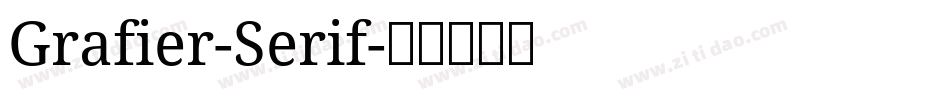 Grafier-Serif字体转换