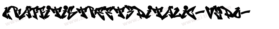 GraffitiStreet3DItalic-vzdO字体转换