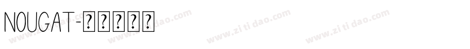 NOUGAT字体转换