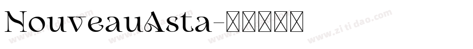 NouveauAsta字体转换