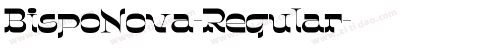 BispoNova-Regular字体转换