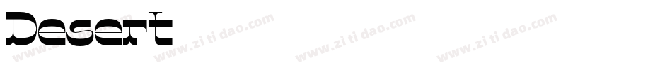 Desert字体转换