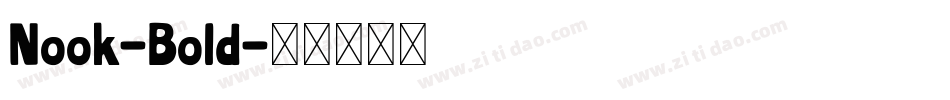 Nook-Bold字体转换