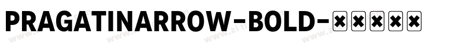 PragatiNarrow-Bold字体转换