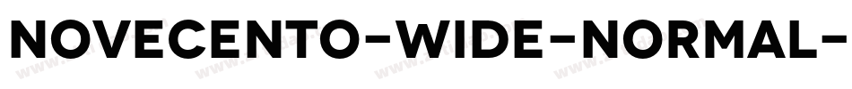 Novecento-Wide-Normal字体转换