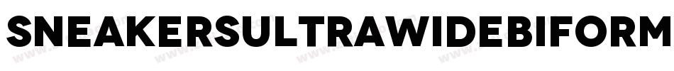 SneakersUltraWideBiform字体转换 SneakersUltraWideBiform字体转换