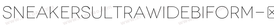 SneakersUltraWideBiform字体转换 SneakersUltraWideBiform字体转换
