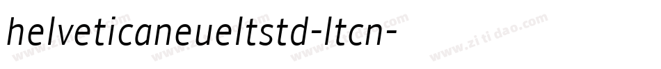 helveticaneueltstd-ltcn字体转换