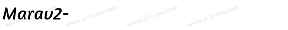 Marav2字体转换