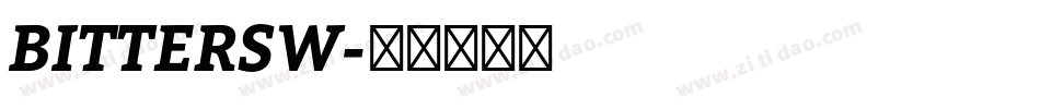 BITTERSW字体转换