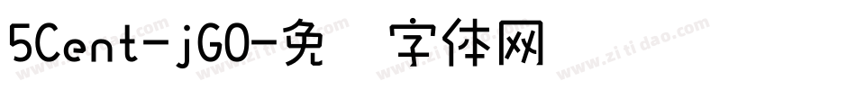 5Cent-jGO字体转换