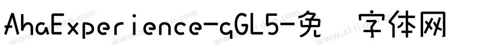 AhaExperience-gGL5字体转换