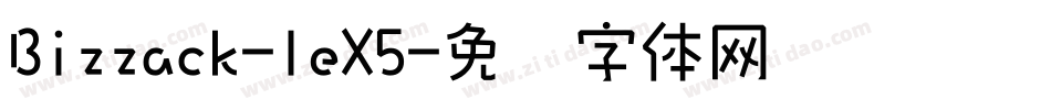Bizzack-leX5字体转换