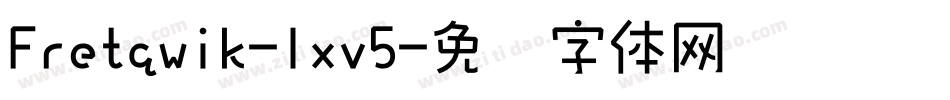 Fretqwik-lxv5字体转换