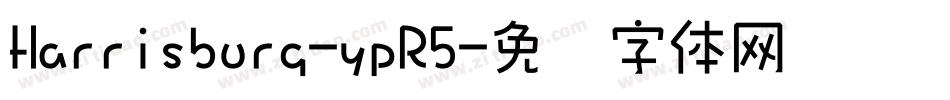 Harrisburg-ypR5字体转换