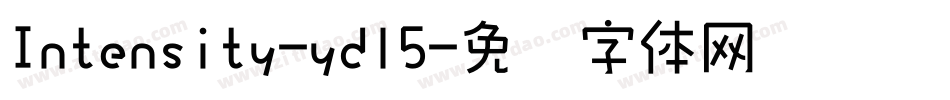 Intensity-ydl5字体转换