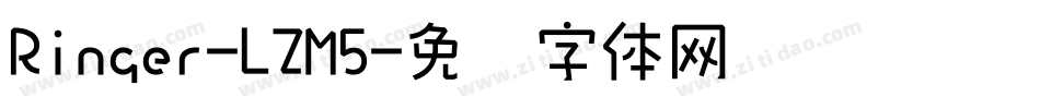 Ringer-LZM5字体转换