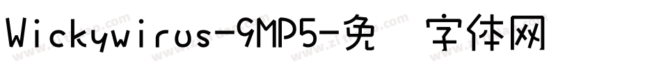 Wickywirus-9MP5字体转换