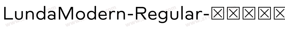 LundaModern-Regular字体转换