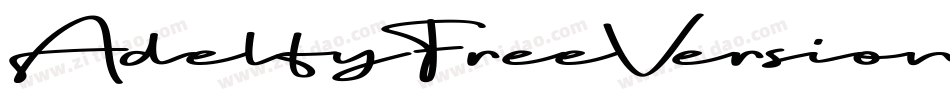 AdelfyFreeVersion-aWpK字体转换