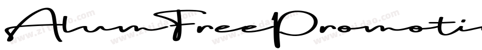AlumFreePromotional2-Gl3G字体转换