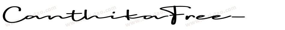CanthikaFree字体转换